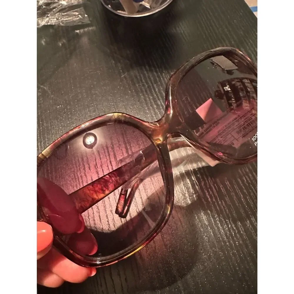 a new day Oversized Tortoiseshell Sunglasses with Gradient Brown Lenses